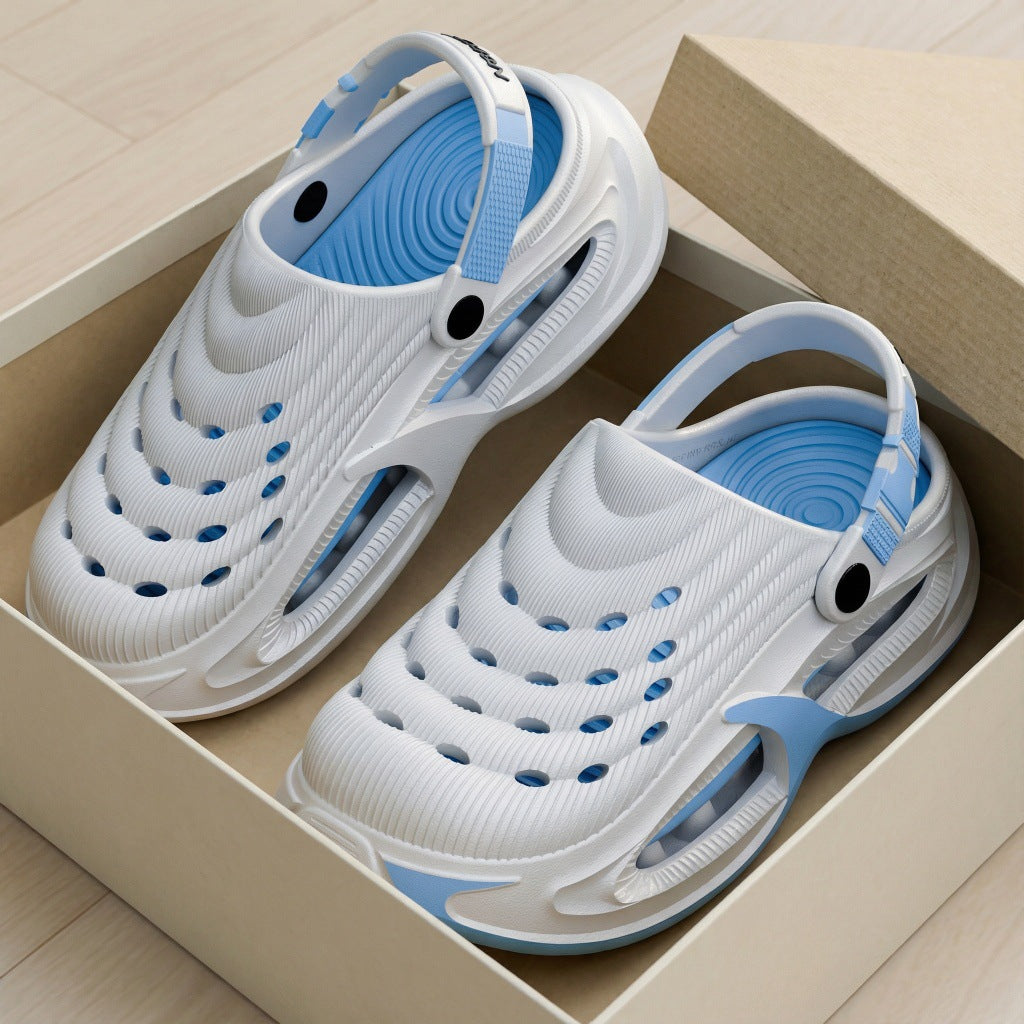 👟 50% KEDVEZMÉNY 🌬️ 2 az 1-ben univerzális férfiszandál – Vastag EVA talp, csúszásmentes, extra könnyű és légáteresztő 🏃‍♂️