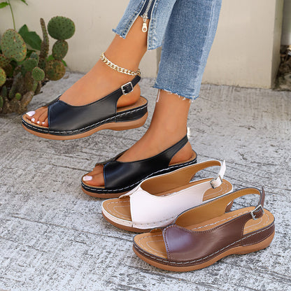 ✨👡【Veličine 36-43】Elegantne rimske sandale za žene, izrađene od goveđe kože ☀️