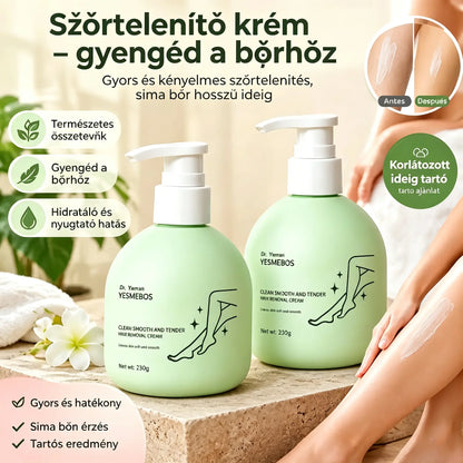 50% KEDVEZMÉNY✨Gyengéd és bőrbarát szőrtelenítő készlet | Korlátozott ideig érvényes ajánlat 🎁