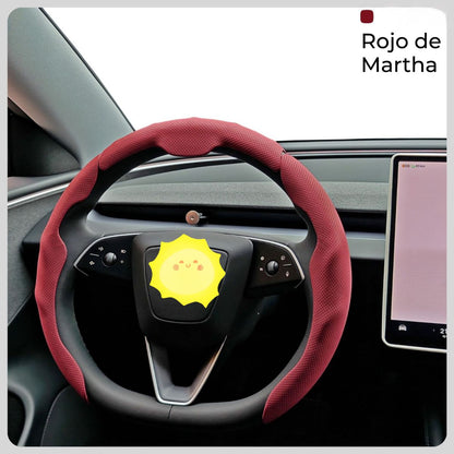Oferta por tiempo limitado 🚗 Fundas para volante de coche, paquete de dos, unisex, antideslizantes, absorben el sudor y son resistentes al desgaste.
