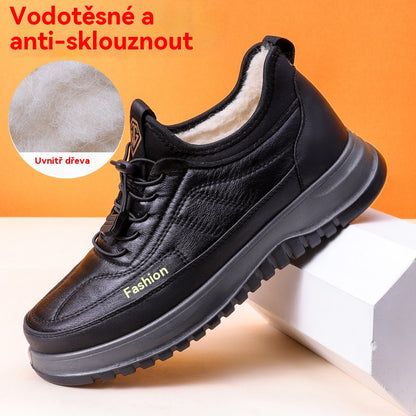 🏆Žhavý prodej🔥【Velikosti 39-45】Nová pánská zimní ležérní sportovní obuv z roku 2025, pravá kůže, nepromokavá, měkká semišová podrážka, zbrusu nová