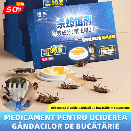 🛡️🏠【80 komada】💥Mast za ubijanje žohara uvezena iz Njemačke, mamac za kućanstvo, netoksičan, za majke i bebe