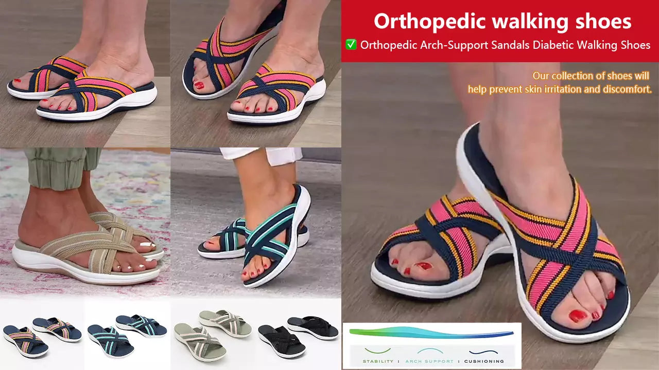 【35-43】🍃👡Dámské letní ortopedické sandály na platformě