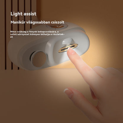 ✂️💅🔥Többszörös felhasználási célú fülkes elektromos csiszoló, ragadást megelőző védeléssel ellátott fülkes elektromos vágó