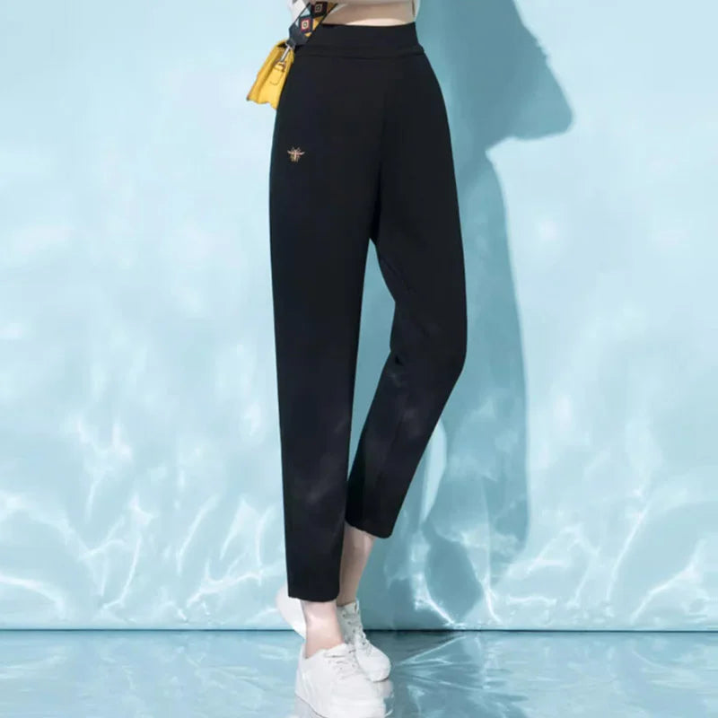 💘【S-4XL】Magas derekú alkalmi háremnadrág
