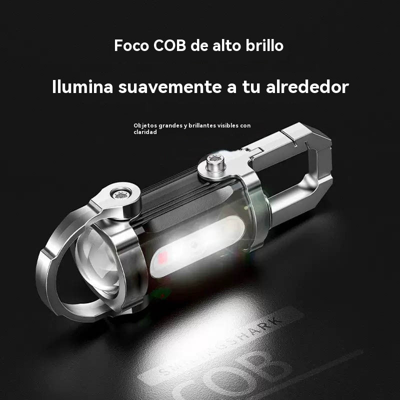 【Compra 1 y llévate 1 gratis】2 piezas 26 euro🔥Gran oferta🔥Linterna mini para llave súper brillante e impermeable con salida de 1200 lm
