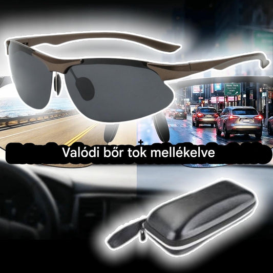 🕶️ Polarizált fotokromatikus nappali és éjszakai vezetési szemüveg 🚗