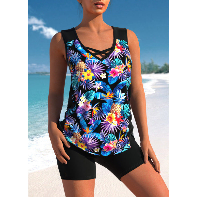 👙【S-5XL】Kétrészes sport fürdőruha nőknek