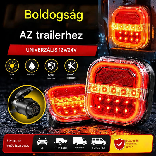 【Második termék féláron, korlátozott ideig】🚦 Luces LED para remolque de coche