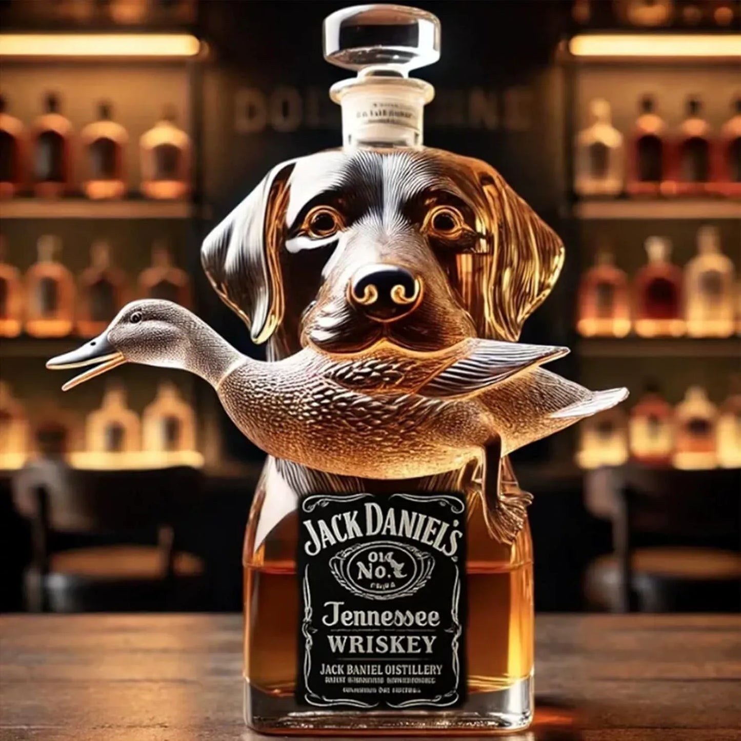 Humoros dizájnú whisky üveg szett (300–330 ml)｜10 kreatív és egyedi forma｜Eredeti ajándék és menő bárdekoráció