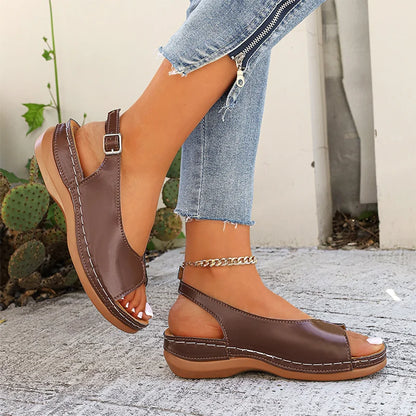 ✨👡【Veličine 36-43】Elegantne rimske sandale za žene, izrađene od goveđe kože ☀️