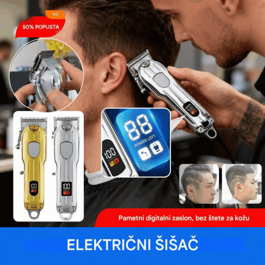 💇‍♂️🐕‍🦺✂️Buy 1 Nabavite 1 besplatno 🔥New Electric Hair Clipper s pametnim LCD digitalnim zaslonom, kućni električni isječak za kosu, Clipper za kosu velike snage za kućne ljubimce