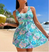 🌴【S-6XL】Traje de baño estampado de moda de talla grande