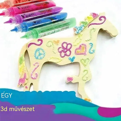 🎁【Vásárolj 1-et, kapsz 1-t ingyen】3D nyomtatótoll gyerekeknek: Popcorn stílusú buborékrajz (DIY)