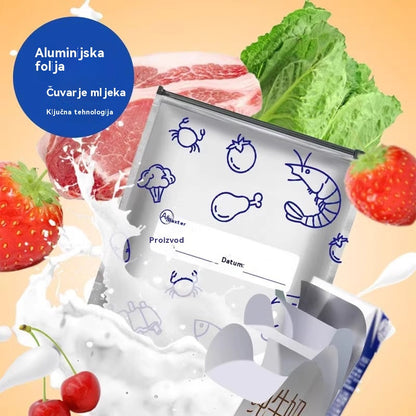 🔥🔥Ukupno 90 antibakterijskih vrećica od aluminijske folije, super jednostavnih za korištenje, za očuvanje svježine.