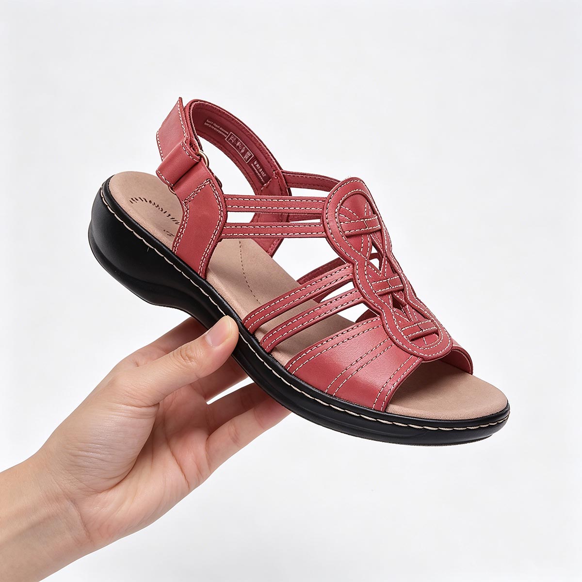 ☀️👡 【35-43】Női puha és kényelmes, lapos talpú bőr utcai szandál