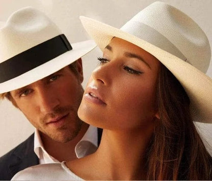 🌿【56-58cm】【Vegyél 1-et, kapsz 1-et ingyen】👒Ecuador kézzel szőtt pálmakalap.