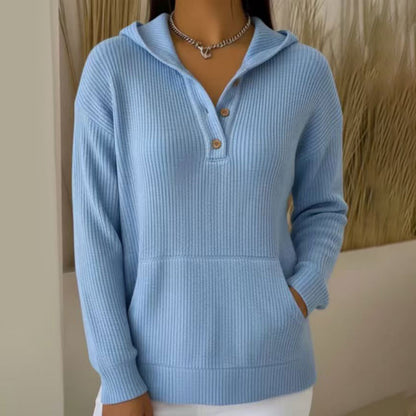 【S–3XL】2026 nowy model z kapturem, casualowa bluza z sztruksu