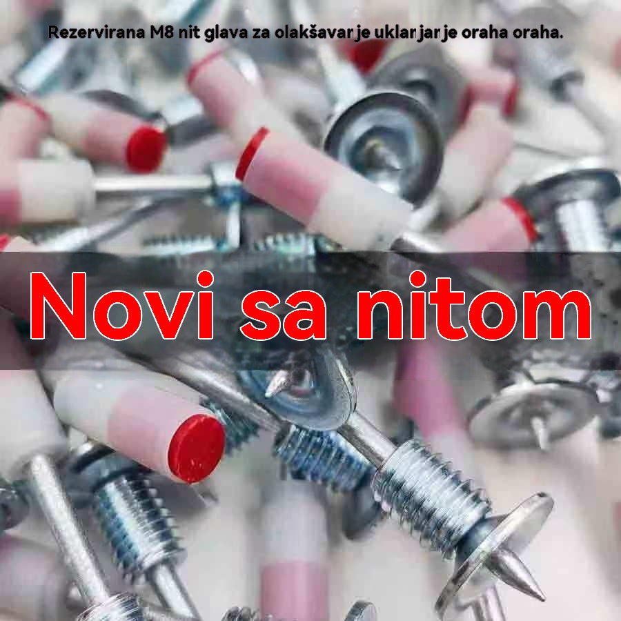 【50 db】Új mini M8 menetes csap kiszerelő anyával