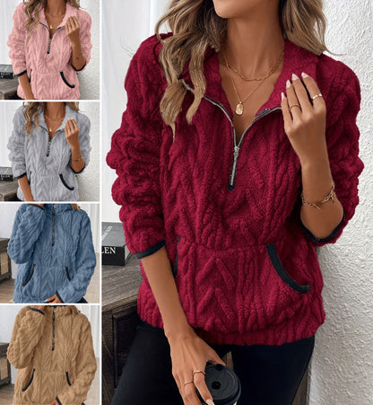 🔥 Nowość | Oferta specjalna【S–3XL】Damski krótki polarowy sweter na jesień/zimę