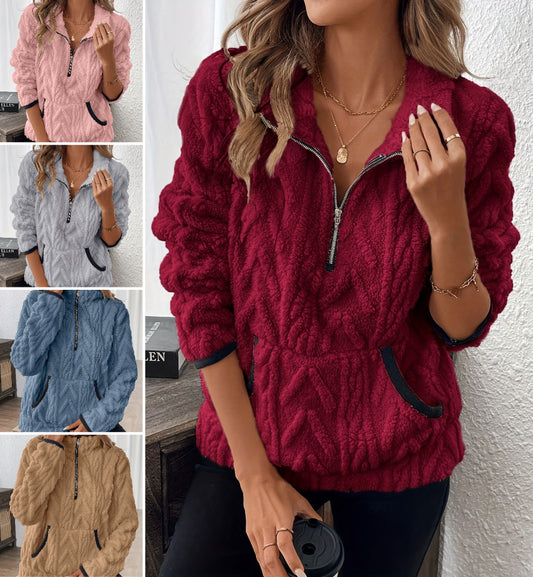 🔥 Nowość | Oferta specjalna【S–3XL】Damski krótki polarowy sweter na jesień/zimę