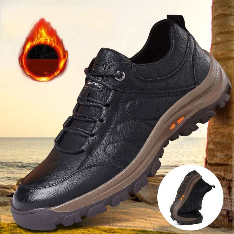 🔥👞Los más vendidos con un 40% de descuento: zapatos de cuero para hombre de nueva moda de invierno 2025, extremadamente cómodos-2