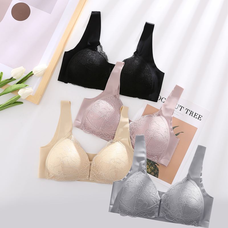 【Vegyél 1-et, kapsz 1-et ingyen】Nagy méretű csipkemelltartó elülső aládrót nélküli csat nélkül