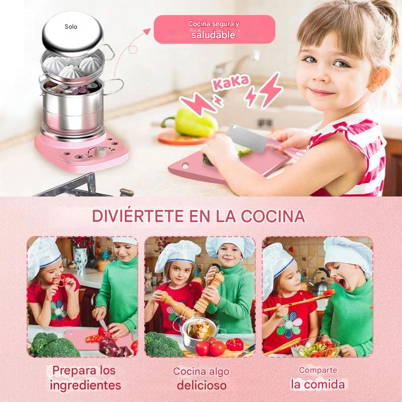 🎁【El mejor regalo para niños】🍳 Mini juguetes de cocina para niños