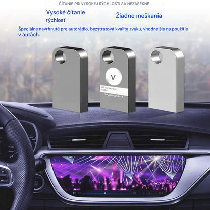 🚗🎵🎵【32G】【Zenei USB flash meghajtó】3000 dalt, 200 MV-t és 6D hangeffekteket tartalmaz