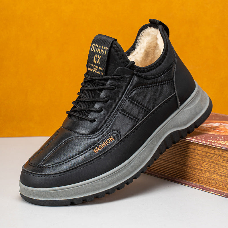 🏆Žhavý prodej🔥【Velikosti 39-45】Nová pánská zimní ležérní sportovní obuv z roku 2025, pravá kůže, nepromokavá, měkká semišová podrážka, zbrusu nová