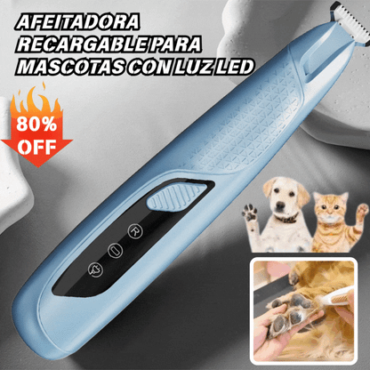 💥【Compra 1 y llévate 1 gratis】🐾2 juegos por 34 euros💖Afeitadora recargable para mascotas con luz LED