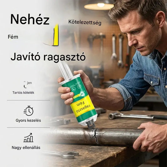 【3 darabos szett 🔥 Időszakos 50% kedvezmény! 🛠️ Nagy szilárdságú AB fémjavító gél