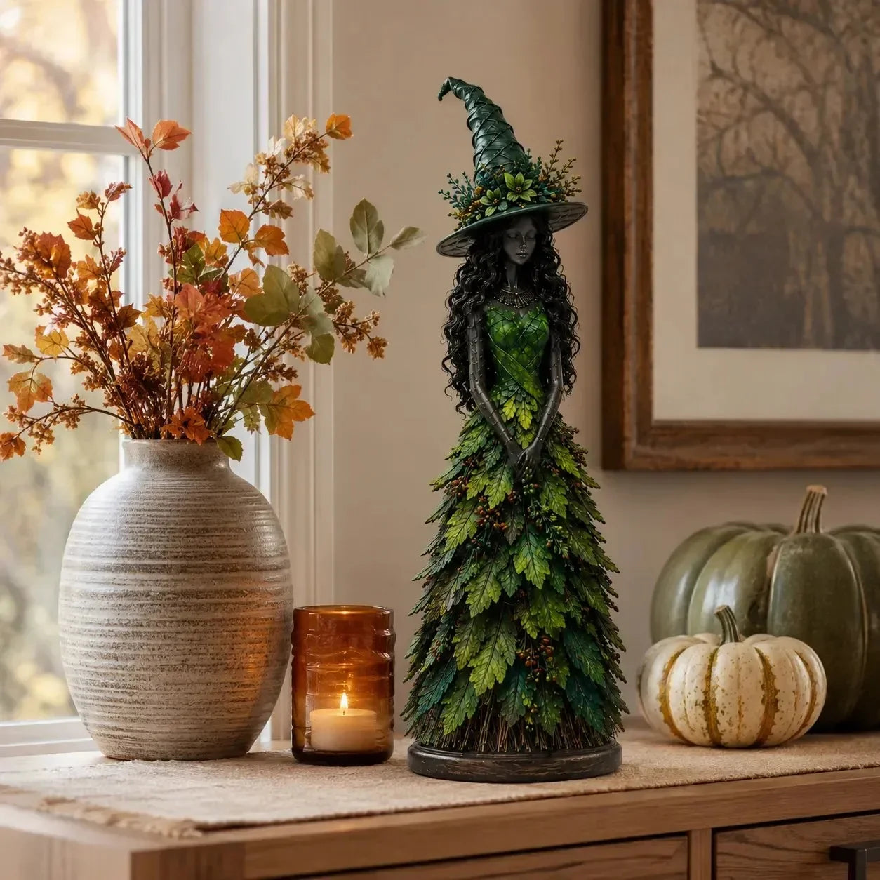🧙‍♀️Ograniczona czasowo zniżka 50%‍♀️ Zaczarowana figurka jesiennej wiedźmy