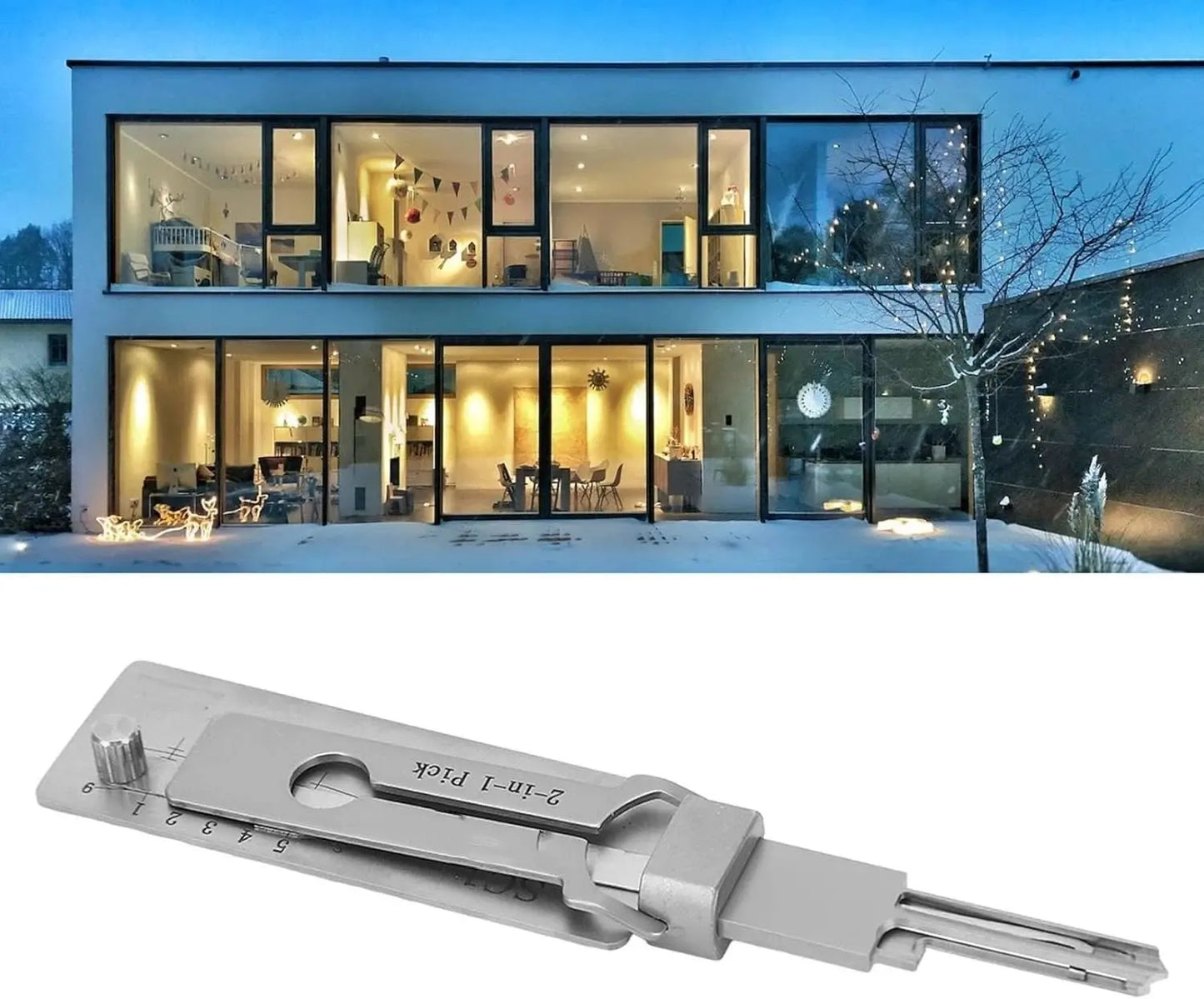 🔐🔑 49% kedvezmény🔥Rozsdamentes acél kulcsdekóder