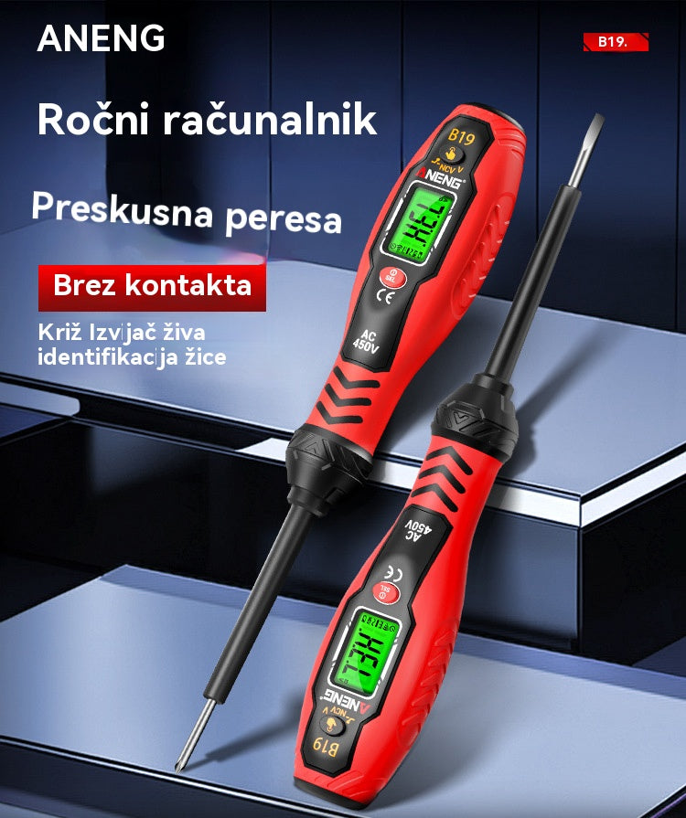 🔥【Kupte 1 a získejte 1 zdarma】🛠️Vysoce přesné chytré měřící pero, multifunkční indukční digitální měřící pero, testování obvodů
