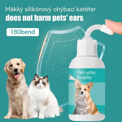 🐶【2 darab 8200 Ft】【Vásárolj 1-et, kapsz 1-t ingyen】 🐱🐶 Gyengéd kisállat fültisztító cseppek – Búcsút inthetsz a fülbetegségeknek