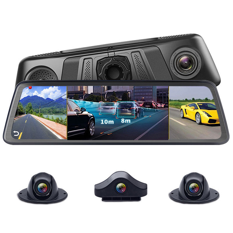 🚗teljes képernyős autórögzítő💻 1440P ultra tiszta📲 mobiltelefon APP kapcsolat, hangvezérlés🎙 elülső és hátsó kettős felvételkészítés