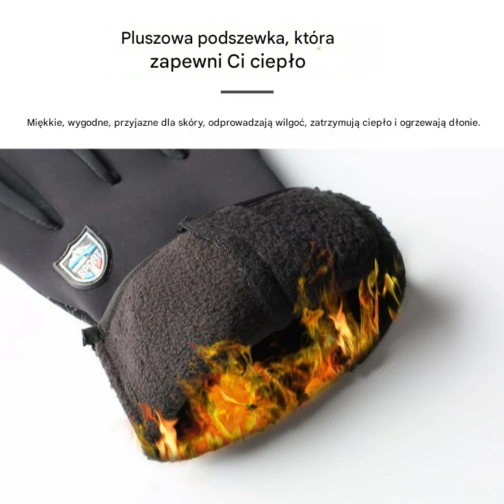 🔥【Kup 1, otrzymaj 1 gratis】❄️⛷️Jesień/zima, jazda na rowerze, piesze wędrówki, ciepłe rękawice narciarskie, wodoodporne i wiatroszczelne rękawice polarowe🧤