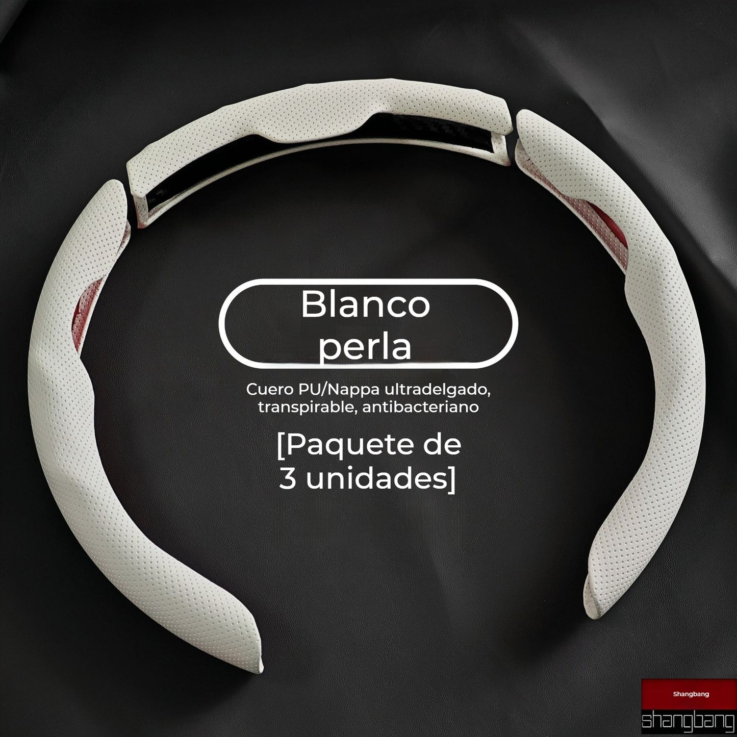 Oferta por tiempo limitado 🚗 Fundas para volante de coche, paquete de dos, unisex, antideslizantes, absorben el sudor y son resistentes al desgaste.