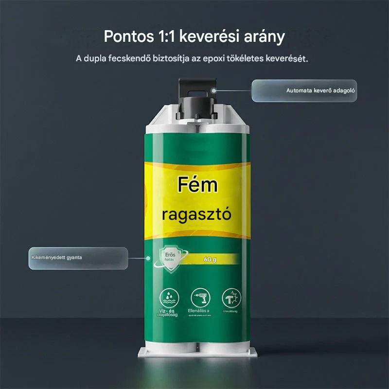 【3 darabos szett 🔥 Időszakos 50% kedvezmény! 🛠️ Nagy szilárdságú AB fémjavító gél