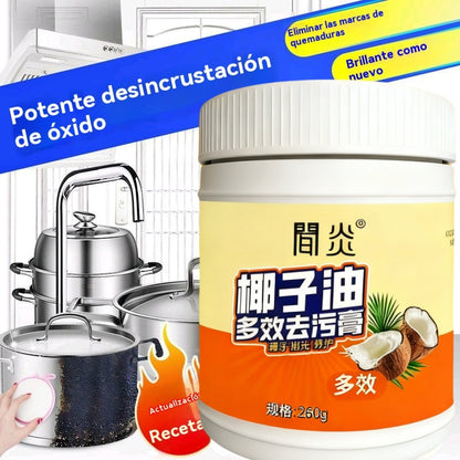 🔥【Compra 1 y llévate 1 gratis】2 piezas 27 euros🔥 Pasta de limpieza doméstica multifuncional que puede limpiar manchas de aceite, óxido y cal.