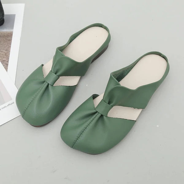 👡【Ultra puha】【Annyira kényelmes, hogy le sem akarod majd venni!】Divatos, kényelmes, lélegző papucsok alacsony talppal