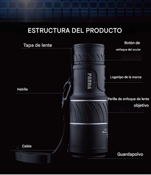 ✨Oferta por tiempo limitado✨ Monoculares de alta definición y gran aumento con función de visión nocturna