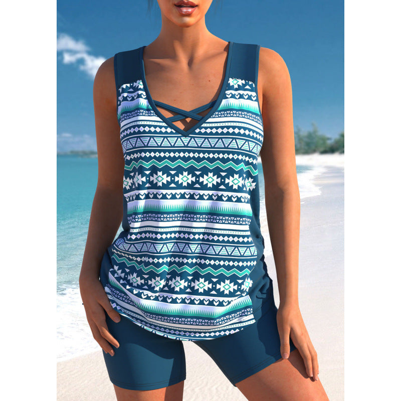 👙【S-5XL】Kétrészes sport fürdőruha nőknek