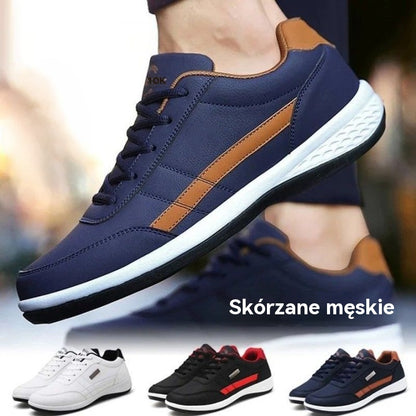 ✨【38-48】Nowe męskie wygodne skórzane buty sportowe 2025