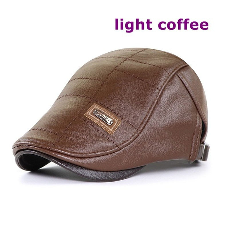 🧢【Szezoni kedvezmény】🔥Vintage prémium bőrsapkát