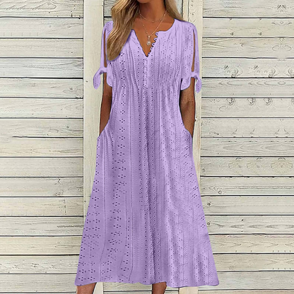 💋【🏆Legnépszerűbb】Egyszerű, plus size női ruha egyszínű szabásmintával, laza és lezser ✅️ Utánvétes fizetés