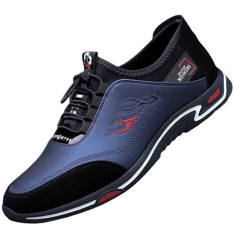 👞Biznisz alkalmi cipő férfiaknak lélegző bőrből ✅ szaggátló✅puha puha bőr✅divatos és sokoldalúan használható