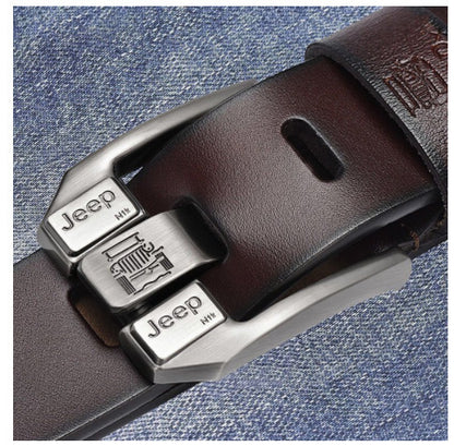 🔥Éxito de ventas 【Descuento 50%】 Cinturón de cuero de alta calidad para hombre, estilo retro, ideal para vaqueros