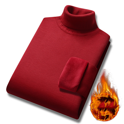 🔥【M-4XL】🔥 Nowy, lekki, luksusowy męski sweter z golfem z kaszmiru, swobodny, biznesowy sweter
